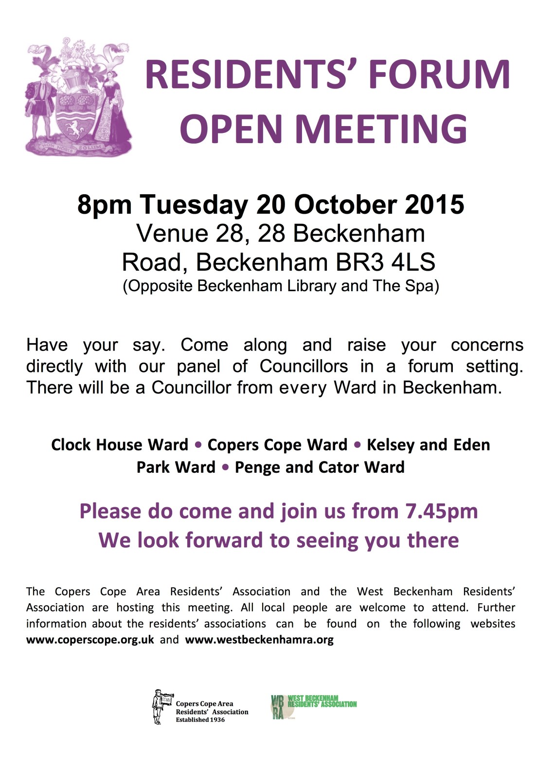 Microsoft Word - Joint west beck Residents Meeting word version